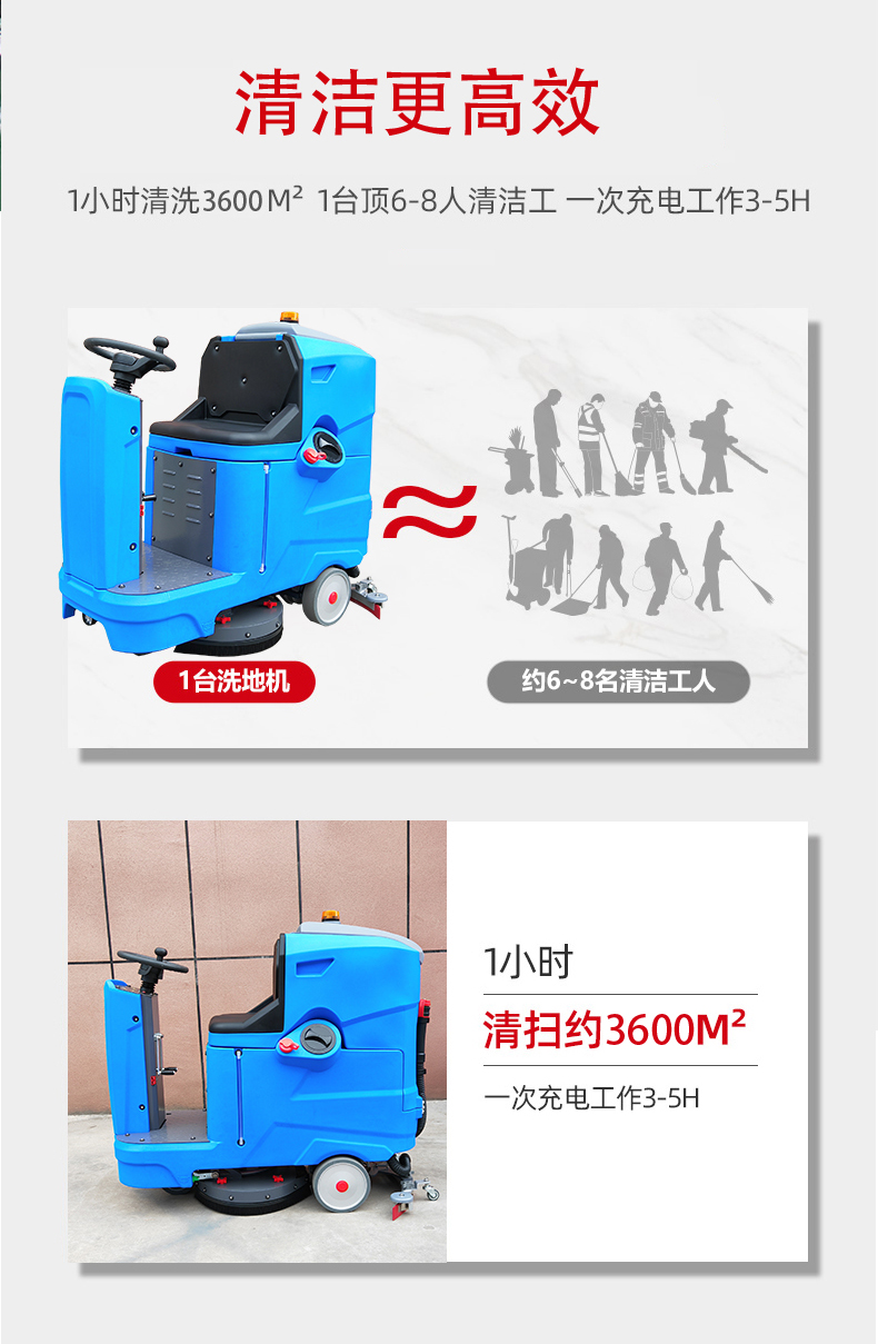 宿迁驾驶式洗地机更适合用在高铁站